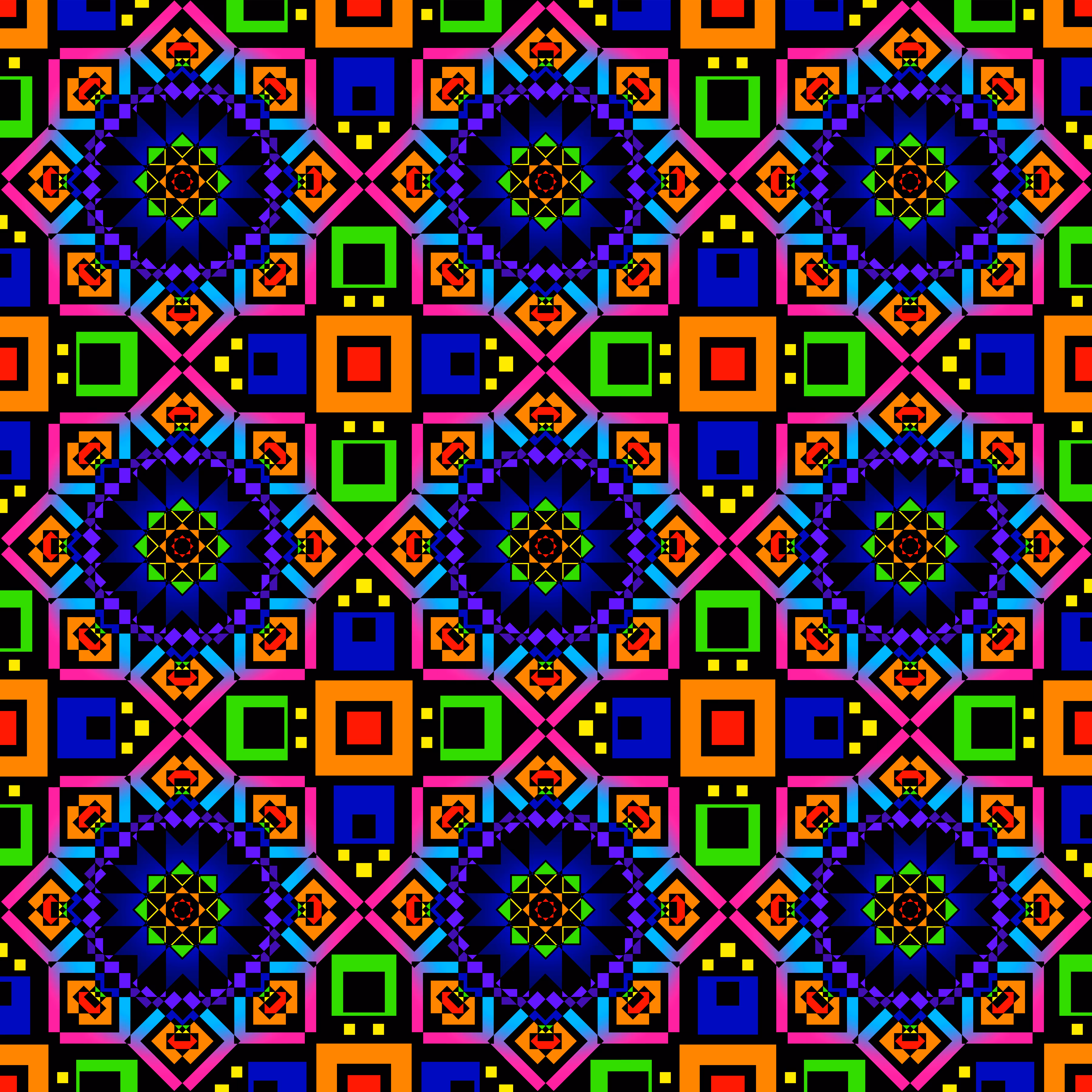 Tribal Sun Tessellation