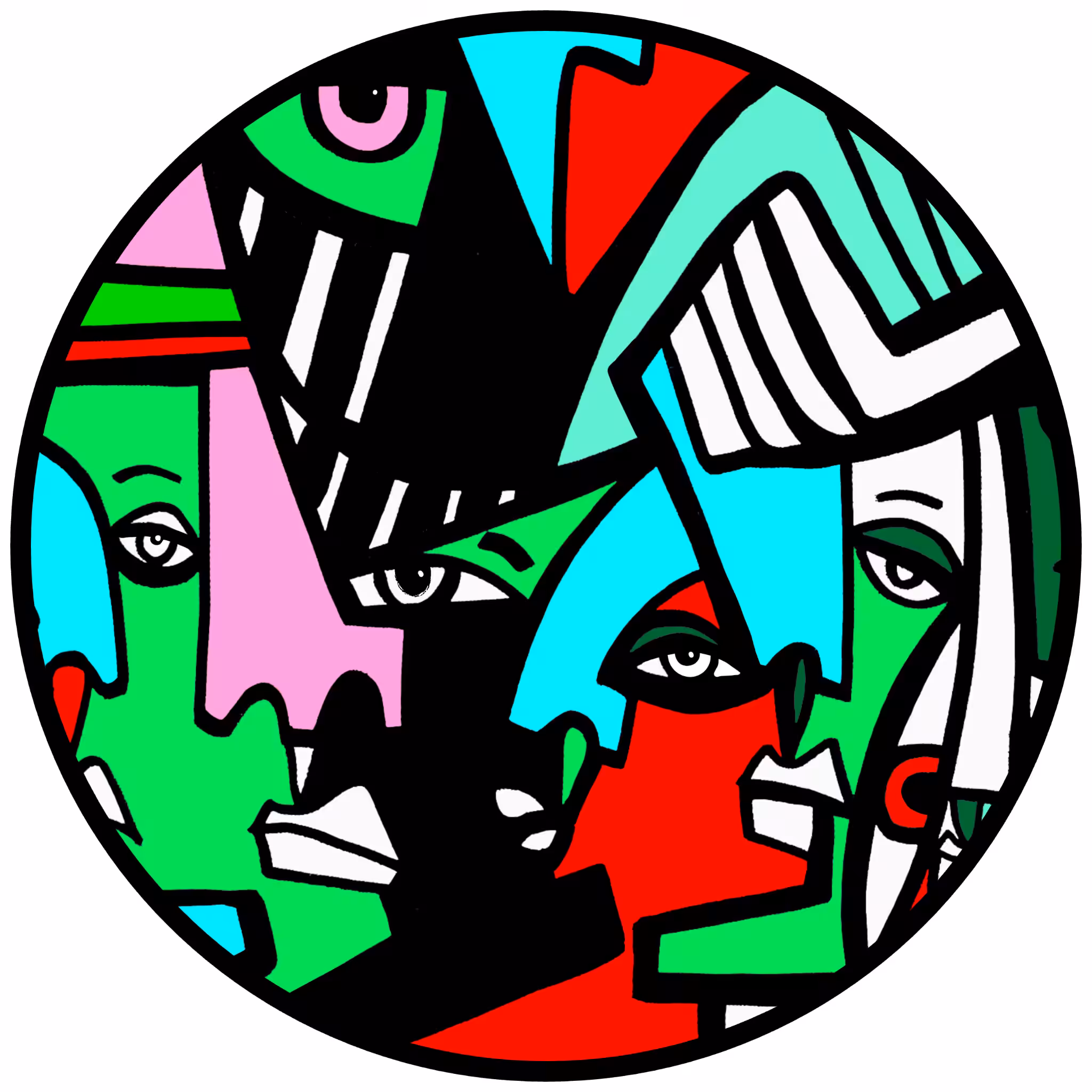 Cubist Circle 171