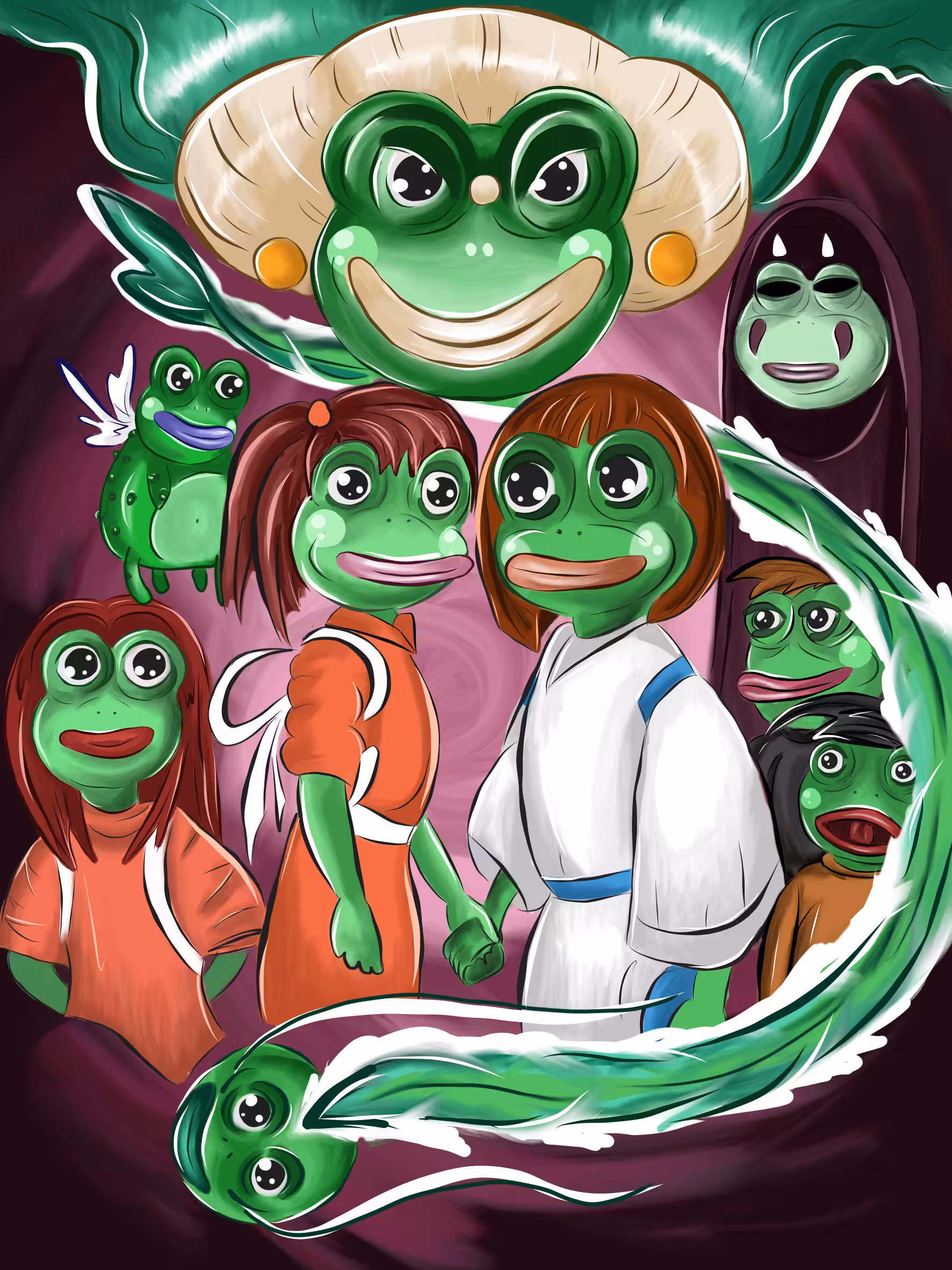 🐉 Pepe Studio Ghibli 🐉
