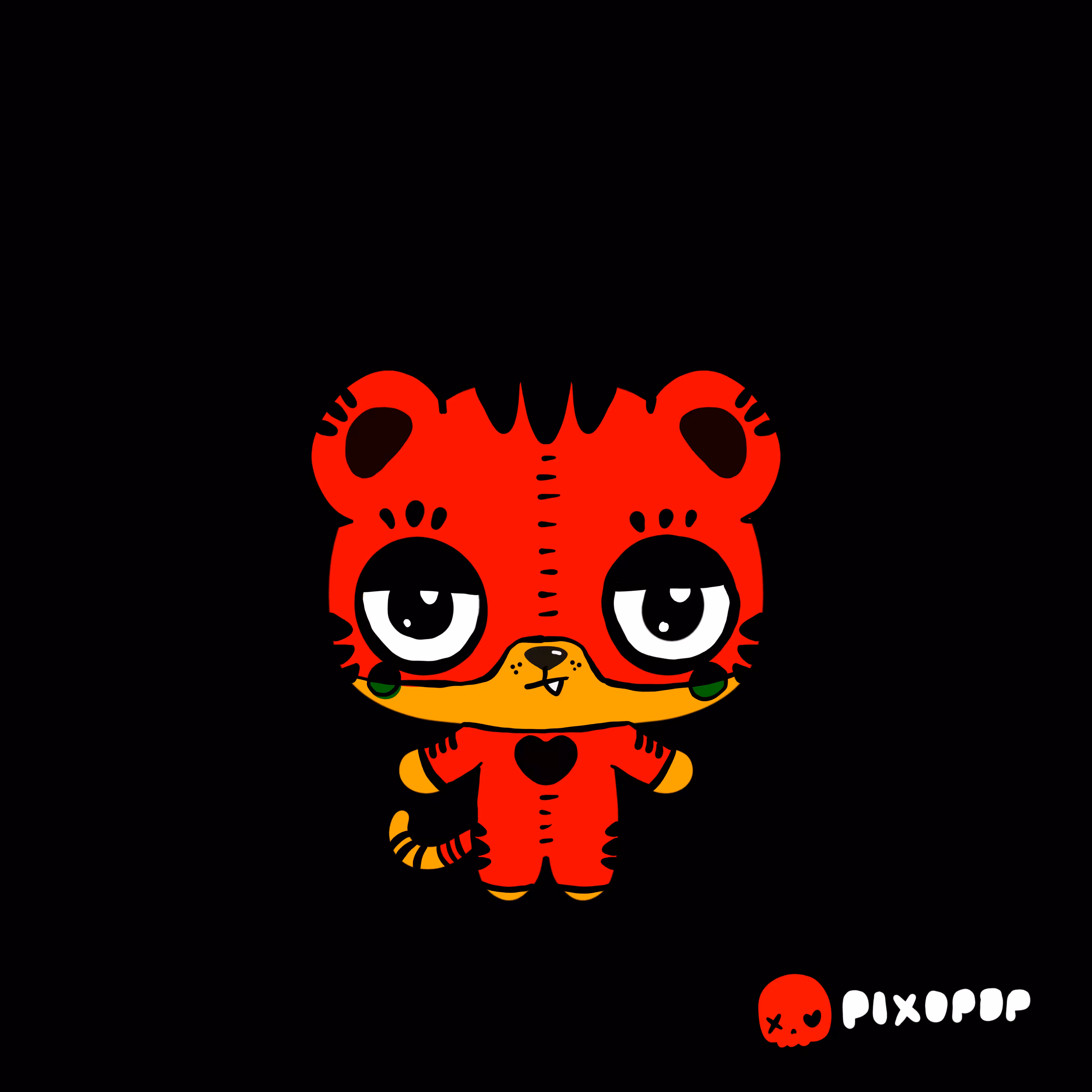 PIXOPOP CUTIES: Teegro #8 (RARE)  
