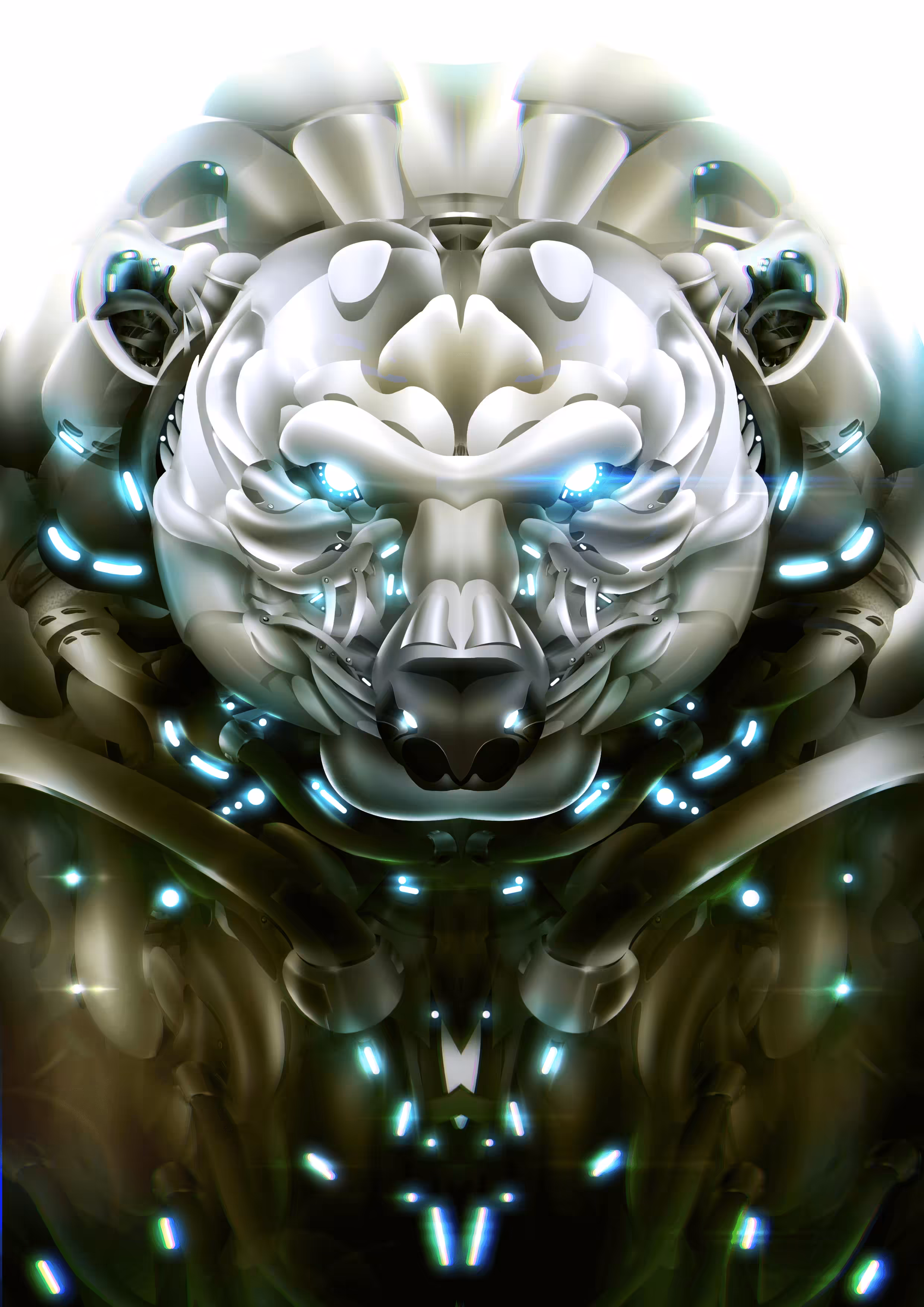 CYBORG POLAR BEAR #023