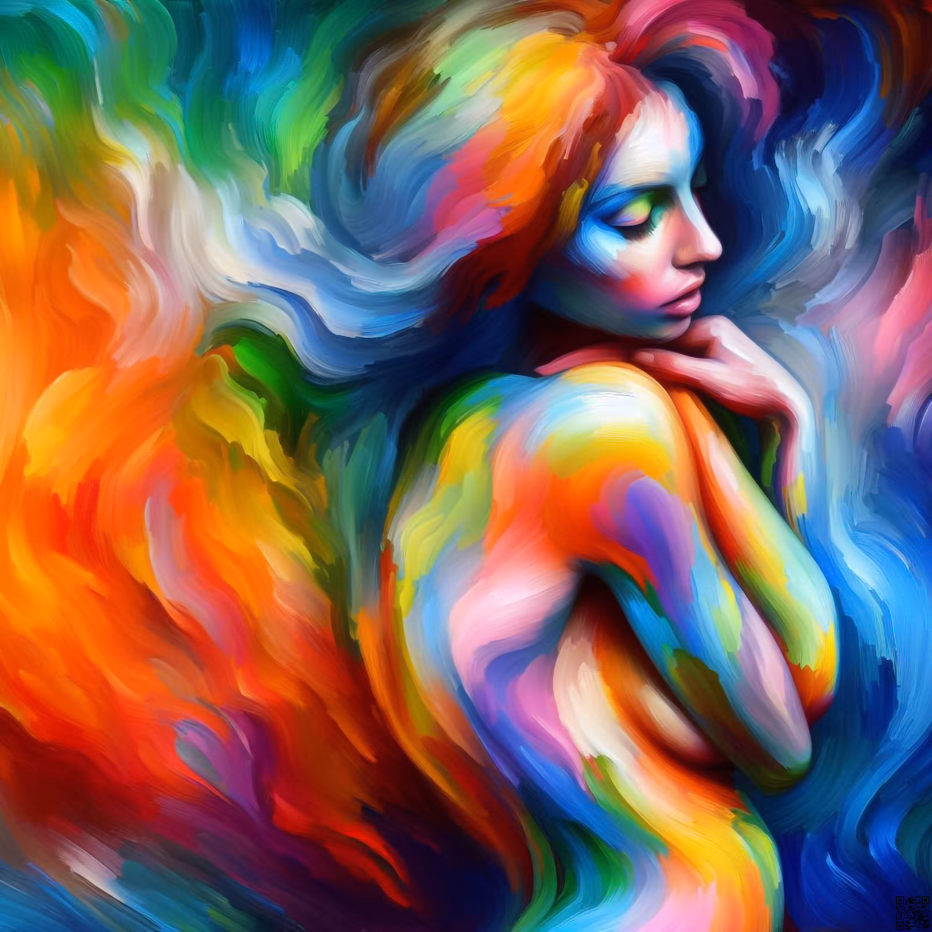 In the embrace of colors