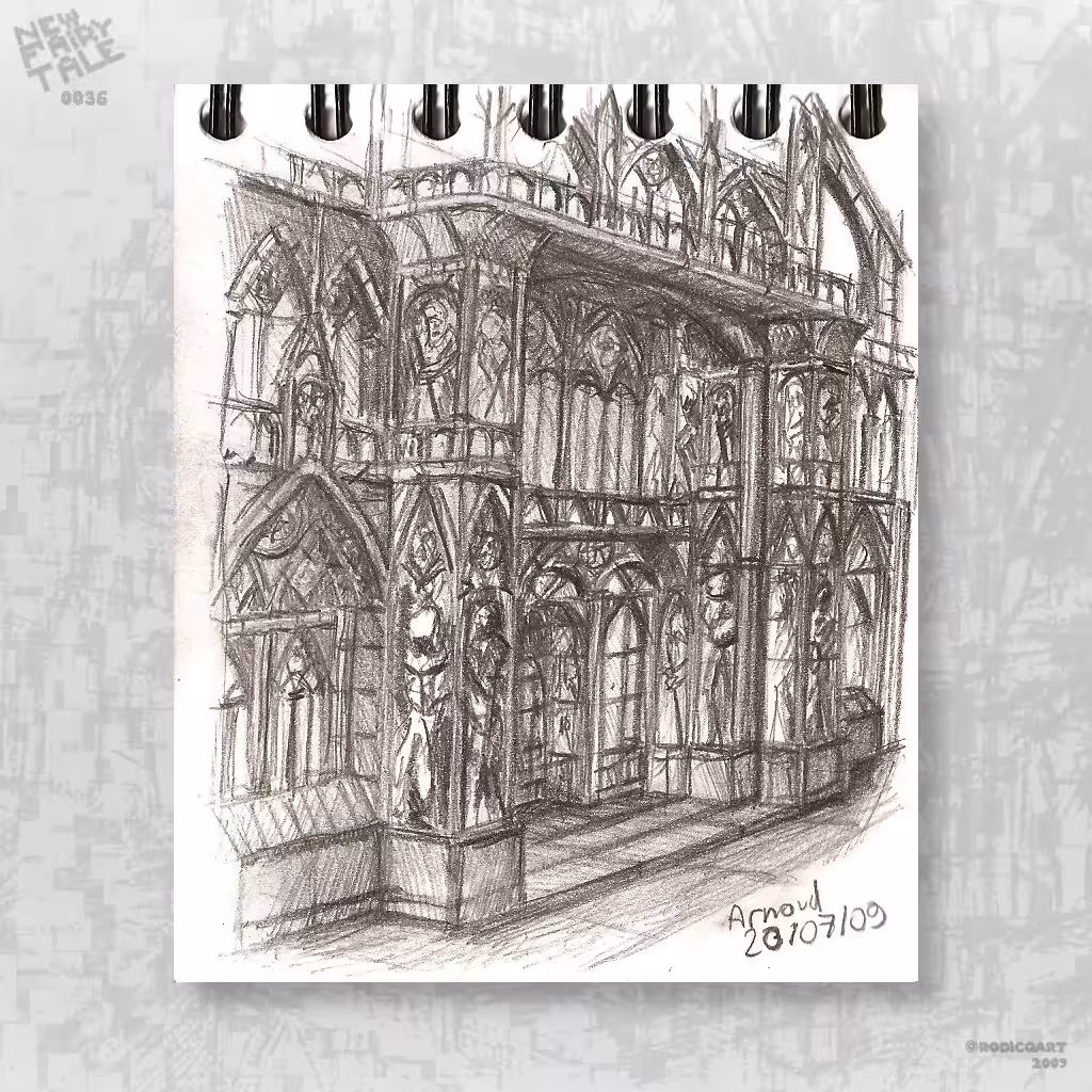 Cathedral in Sketchbook 0036