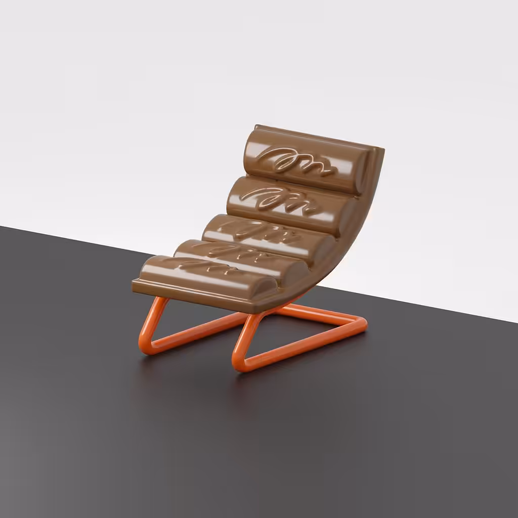 Possible objects — #019 Chocolate lounge chair