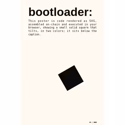 bootloader: selfie #45