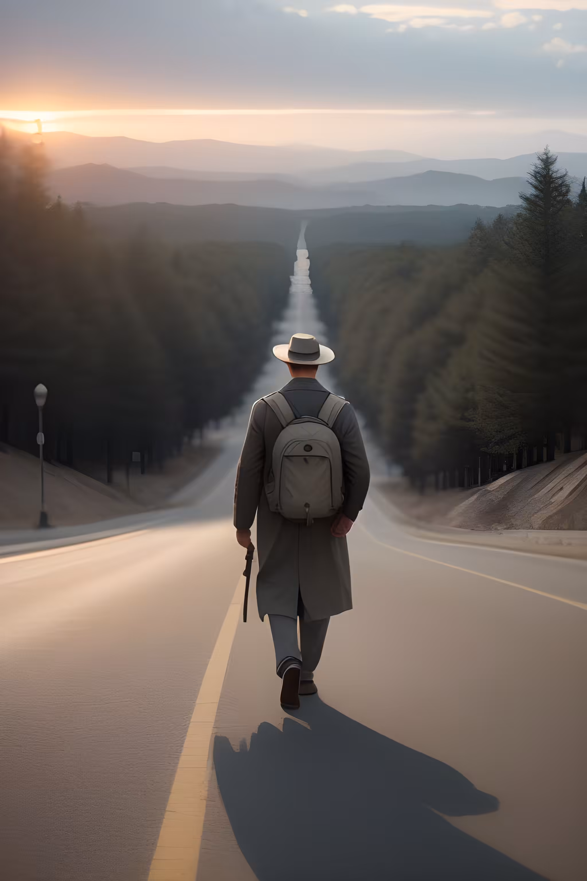 Walking alone