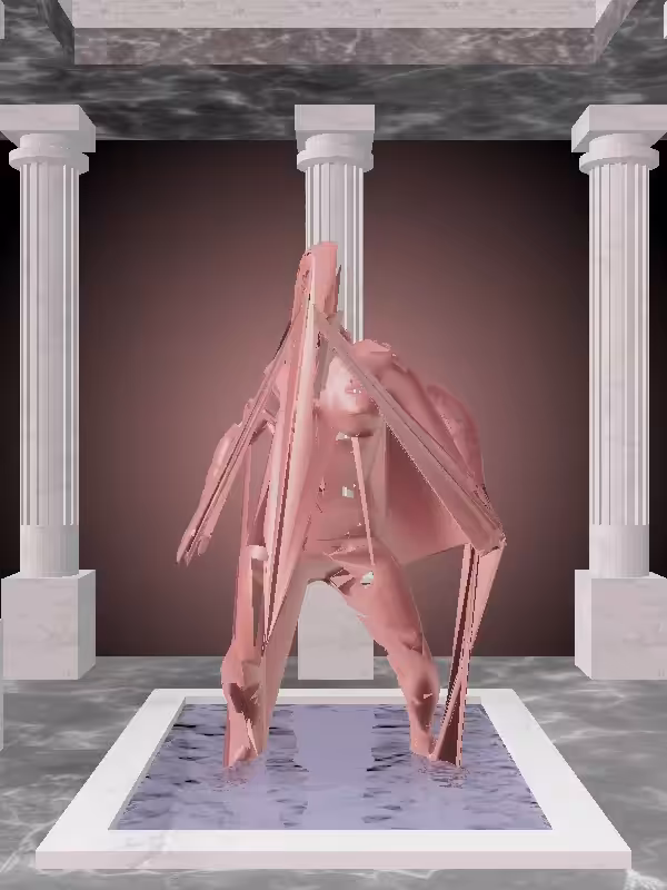 HeavenComputer: The Dancing Sealwax Red Woman #2721