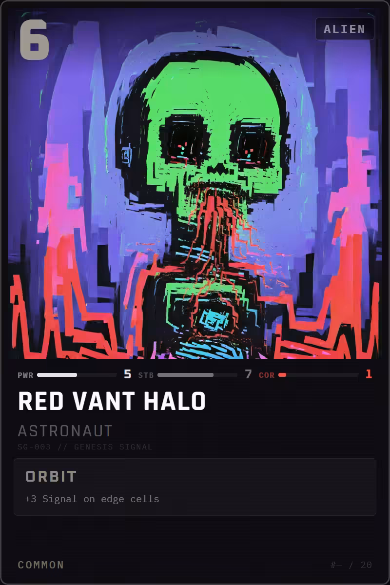Red Vant Halo — Astronaut