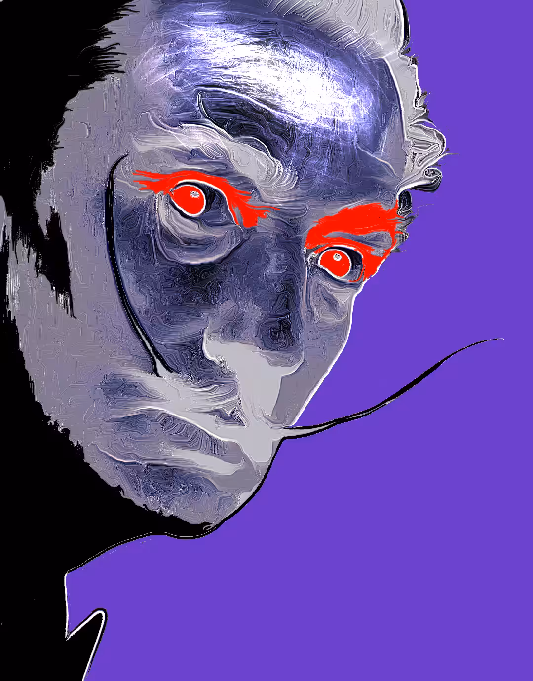 angry dali