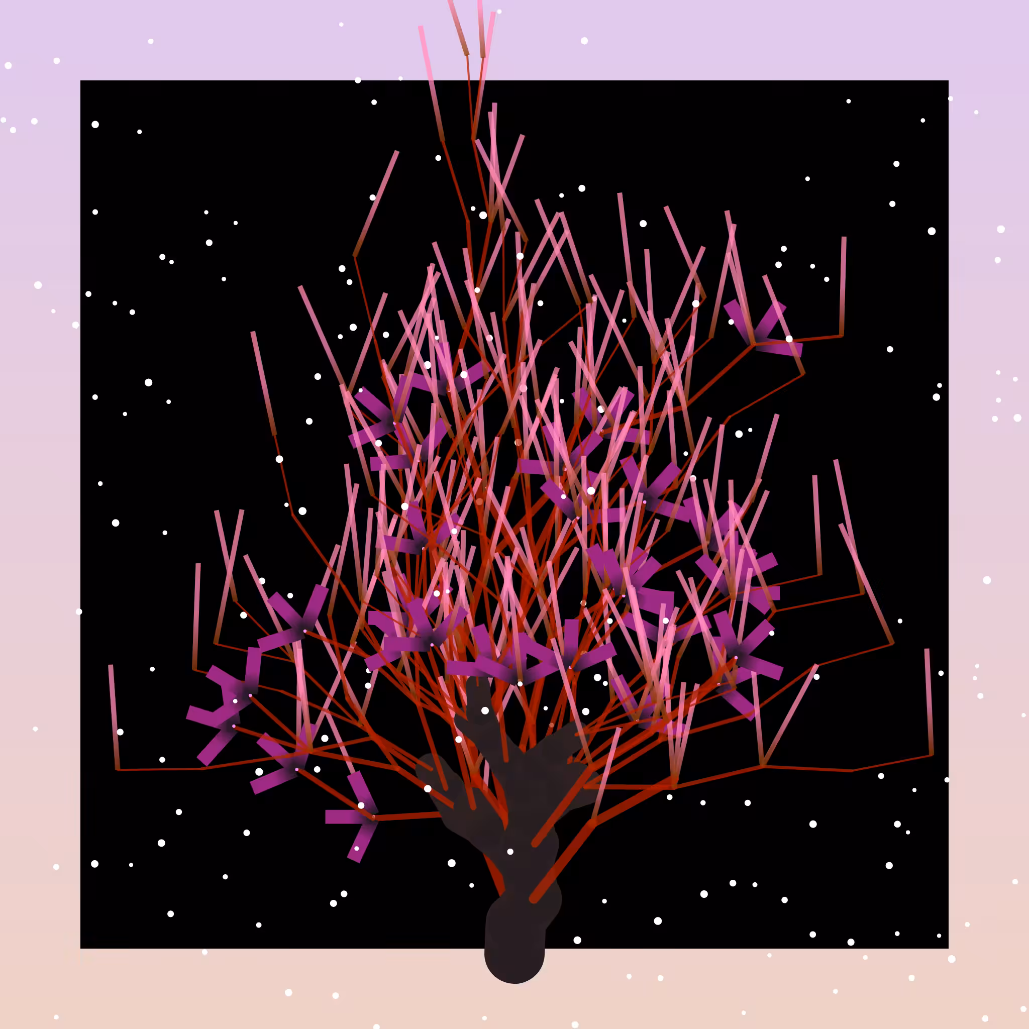 Some generative winter trees #39
