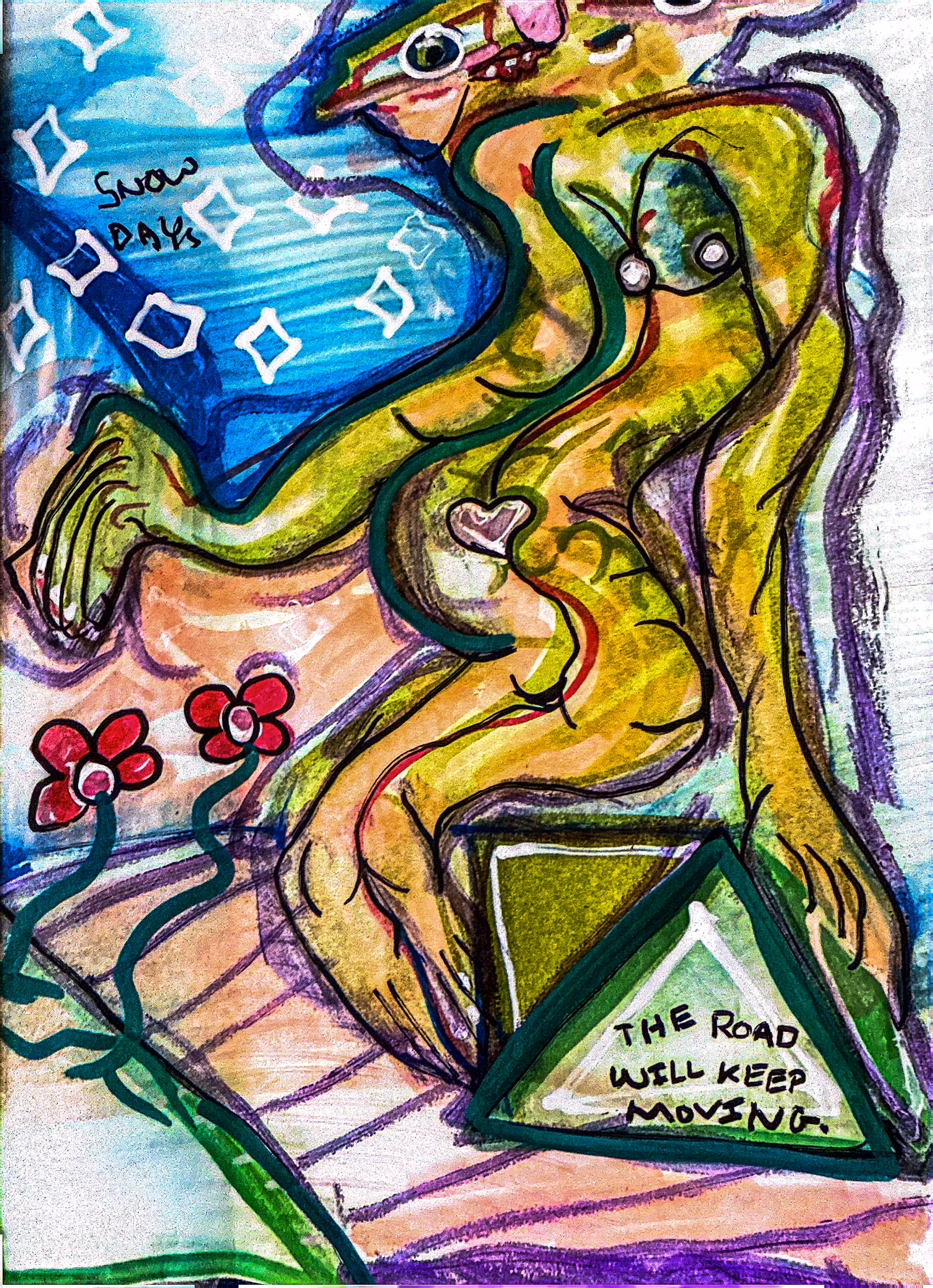 Lady In Grass