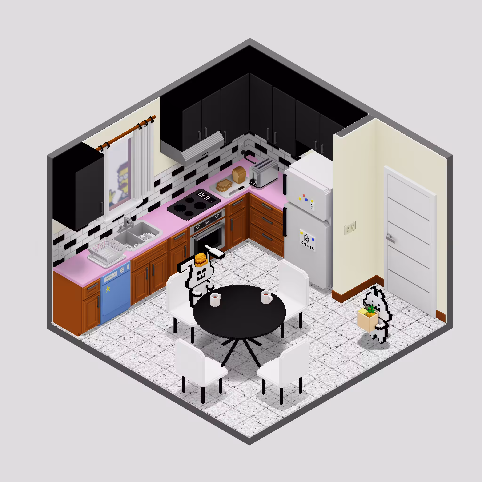 Many-Rooms Interpretation: Kitchen: Kitchen #3