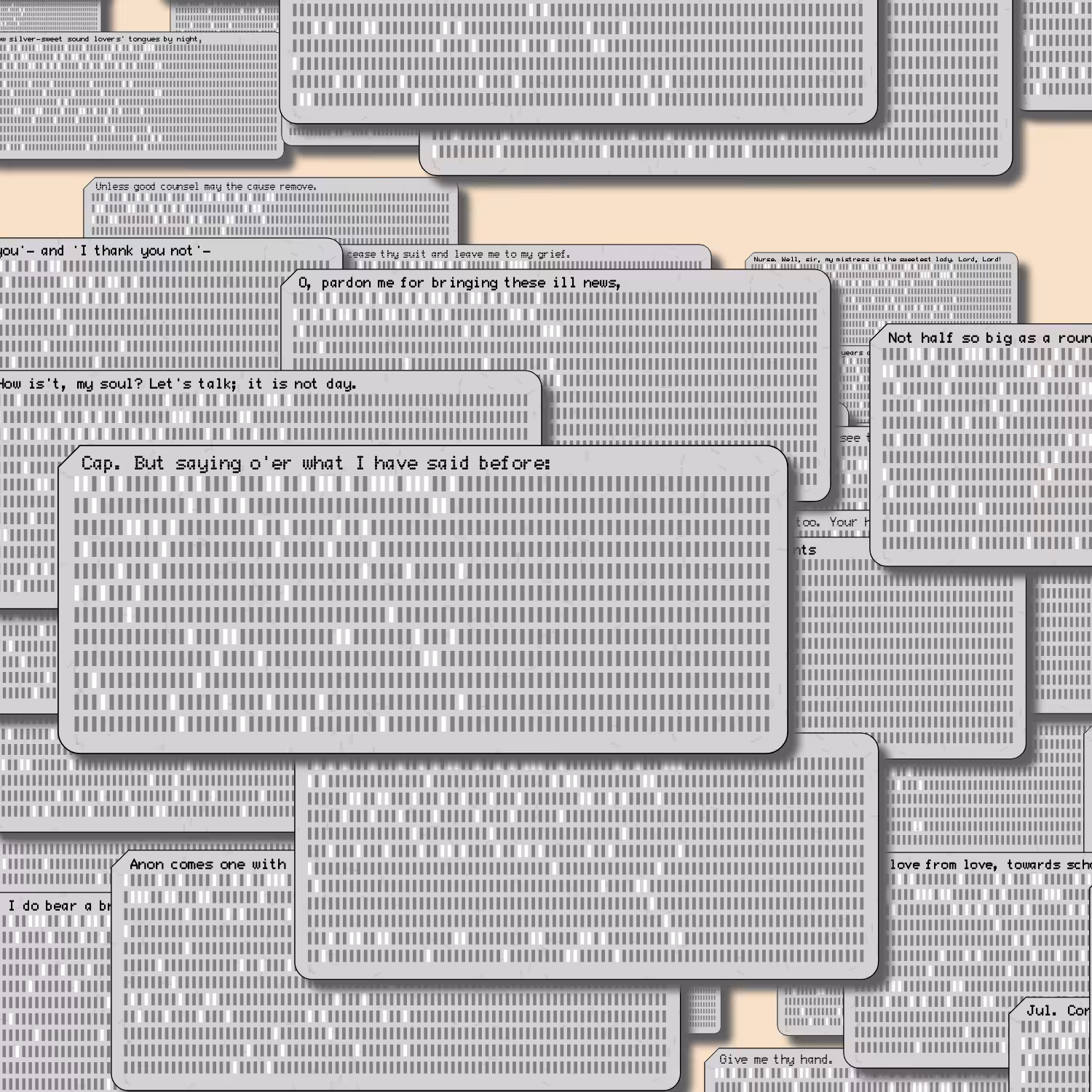 Romeo and Juliet on Punched Cards (Free) #10