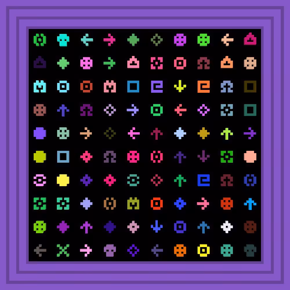Around and around we go :: Procedural Symbols #296/1000