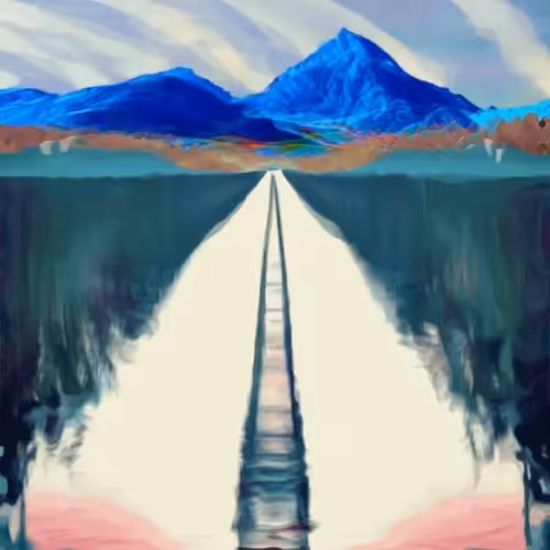 Generated Glitch Landscape #194