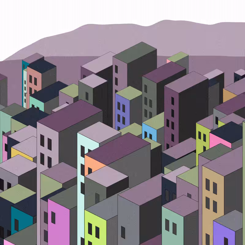 Coloured City #16