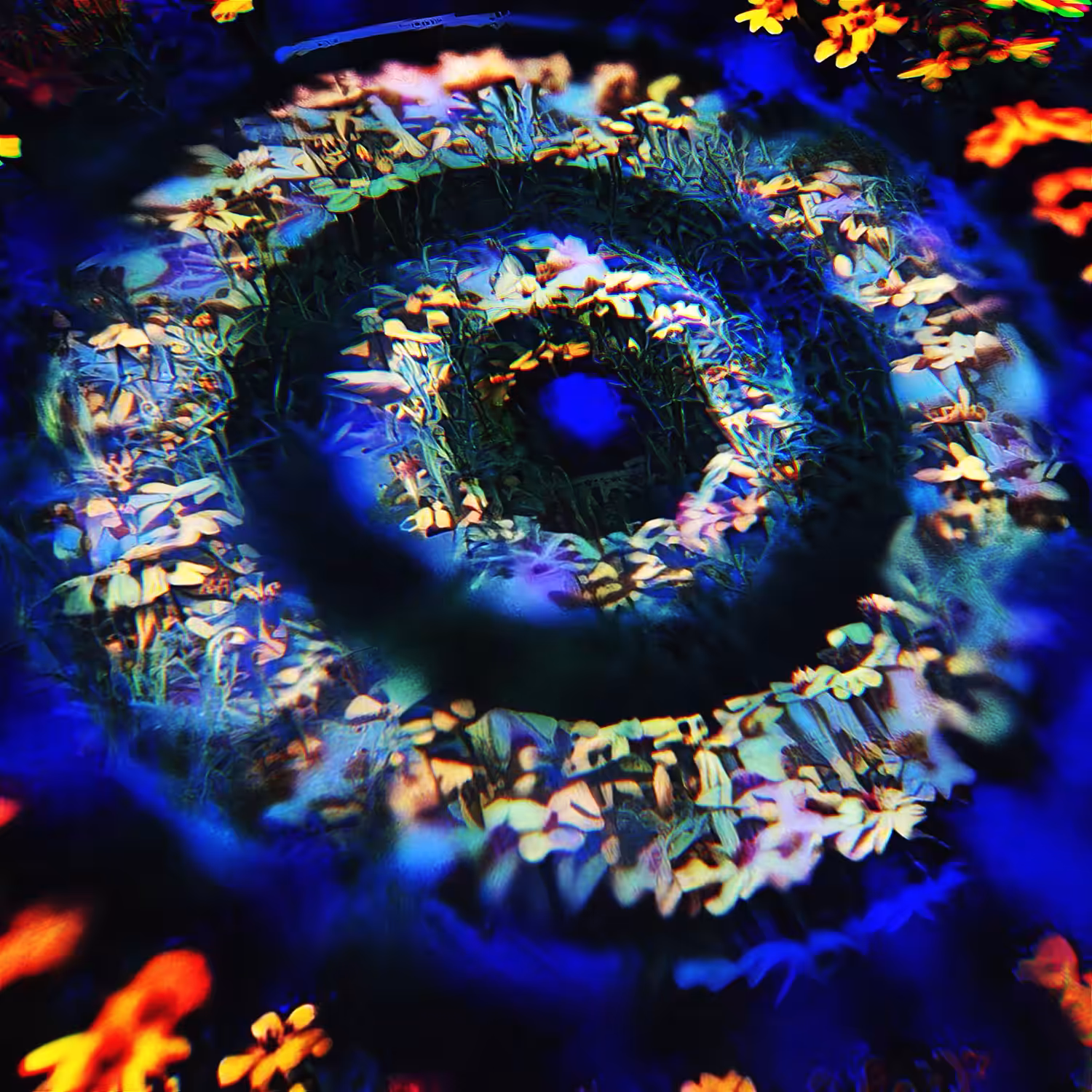 TRANSITION: AI Neural Network–Flowers–Calligraphy