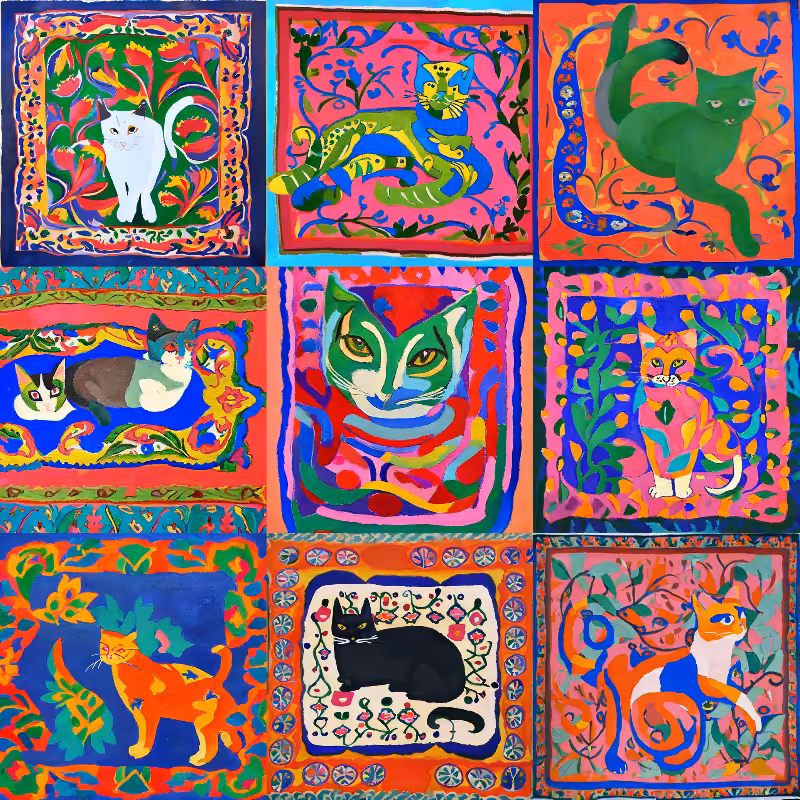 99 Patchworks of 9 Lives #38