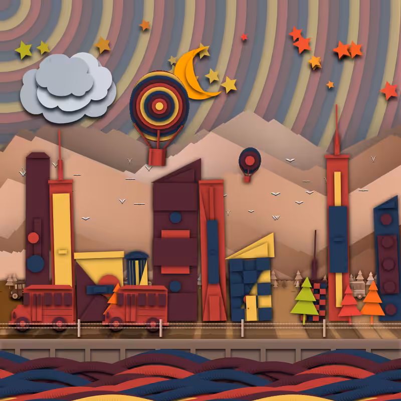 Paper Art 2.5D #89