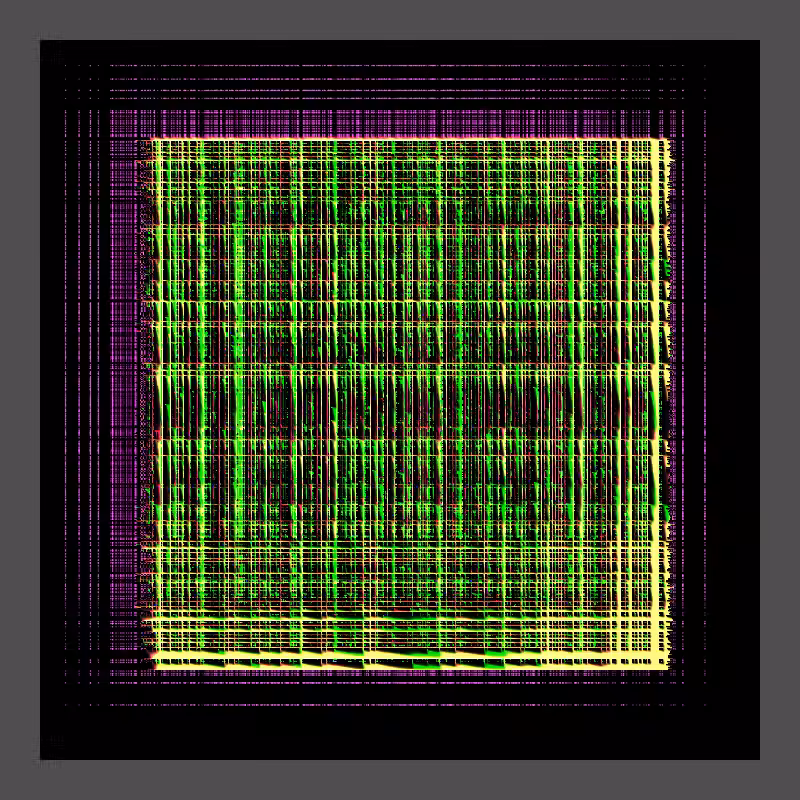Analog Grid Burn #12