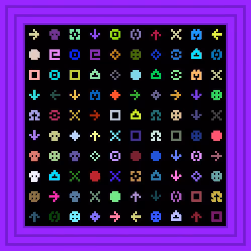 And in the end we shall achieve in time, the thing they call divine. :: Procedural Symbols #431/1000
