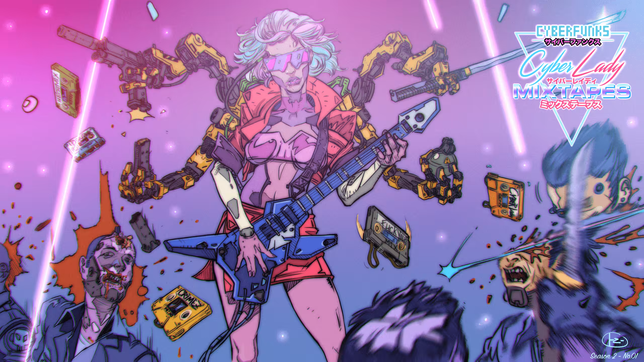 Cyberfunks-Season 2, CyberLady Mixtapes No.01