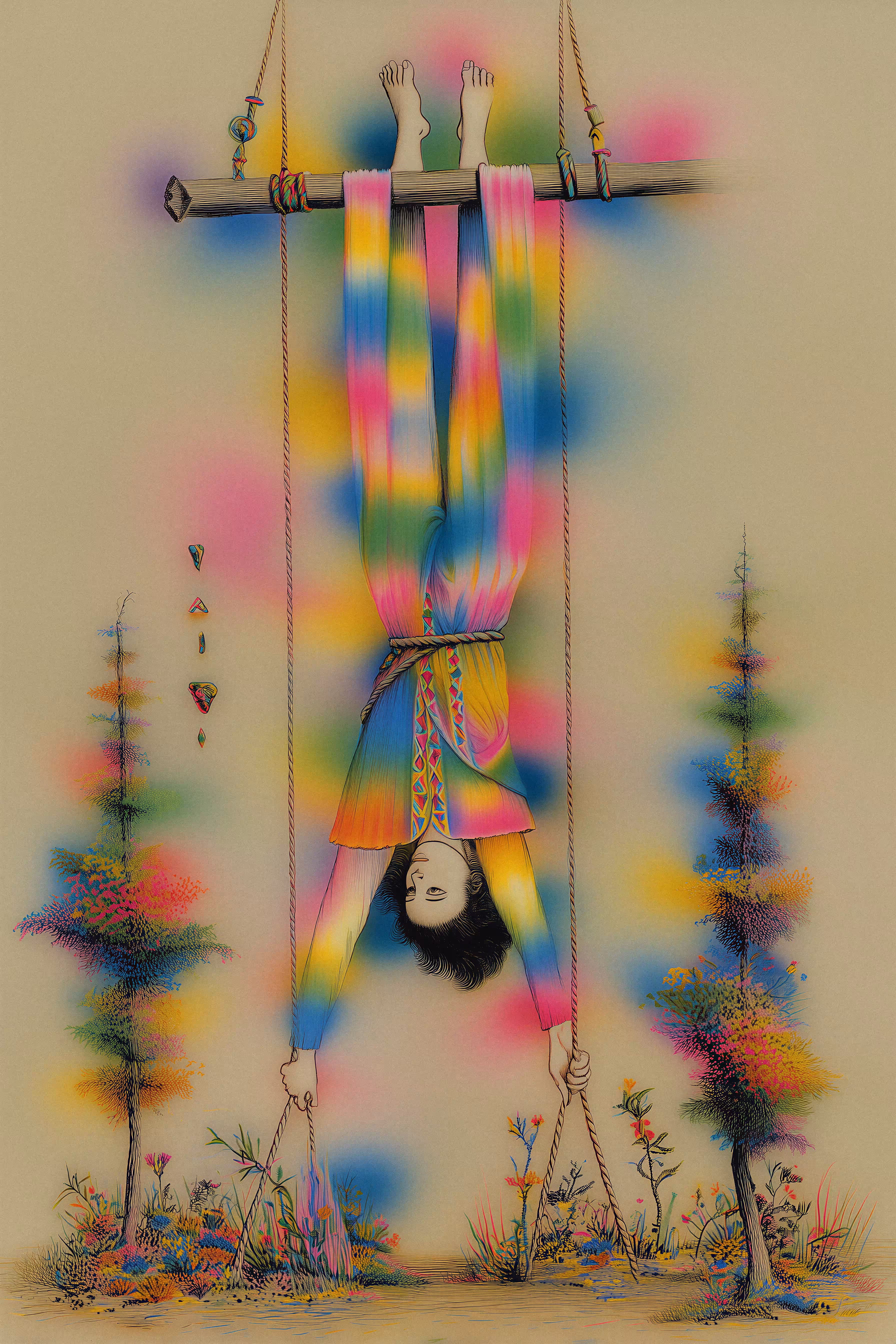 The כֶּשֶׁף Magic Tarot: XII — The Hanged Man (Le Pendu)