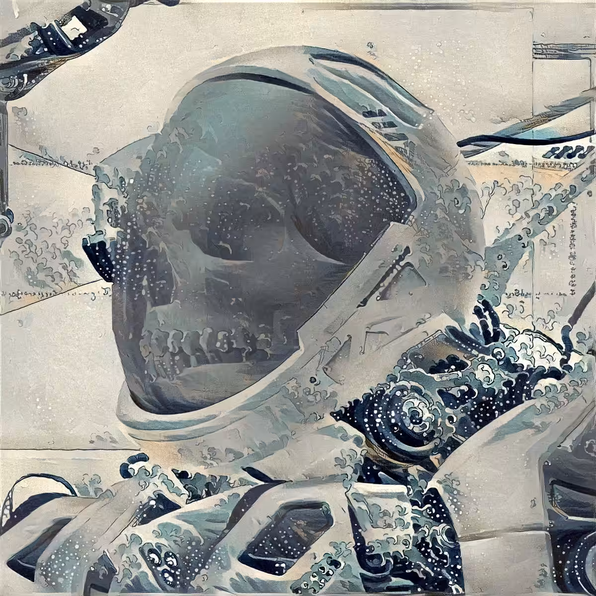 CYBER SKULL (AI SERIES) #4