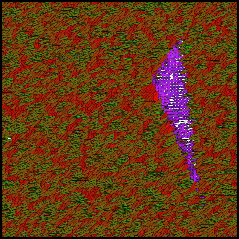 Flow Field Circles Triangle #80