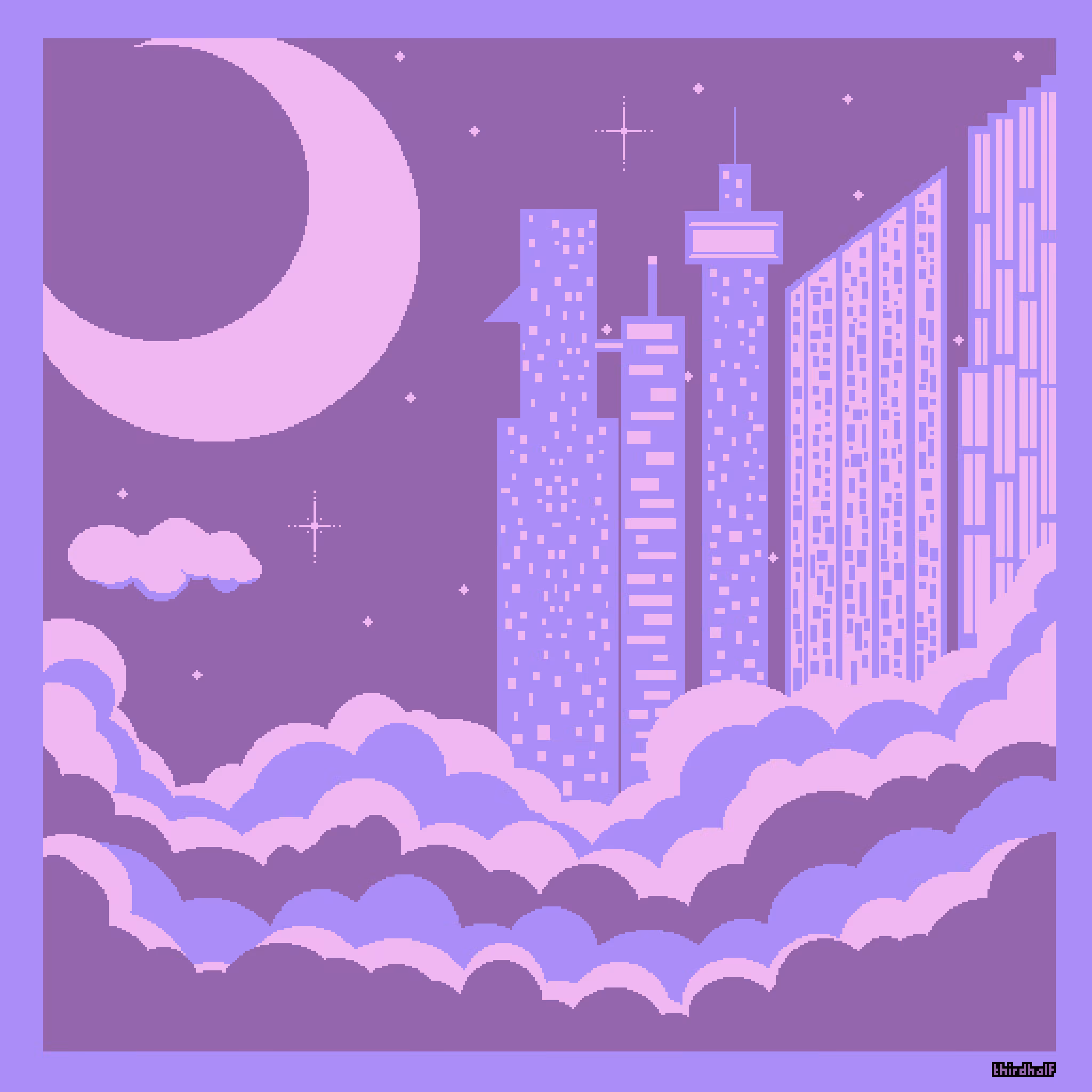 Three Color Study #1 [Sky-City]