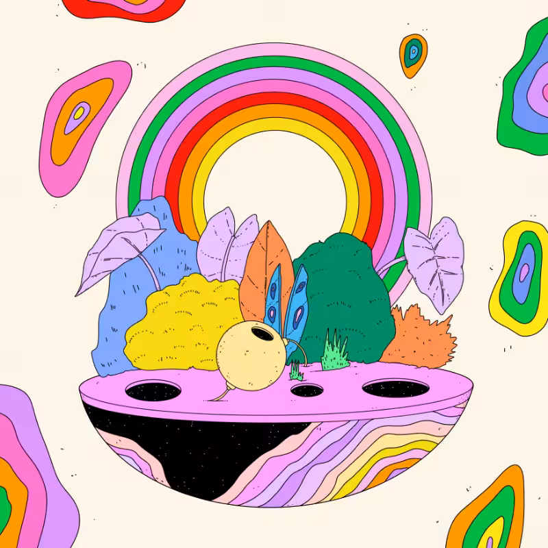 🌈🌴🪐 #228