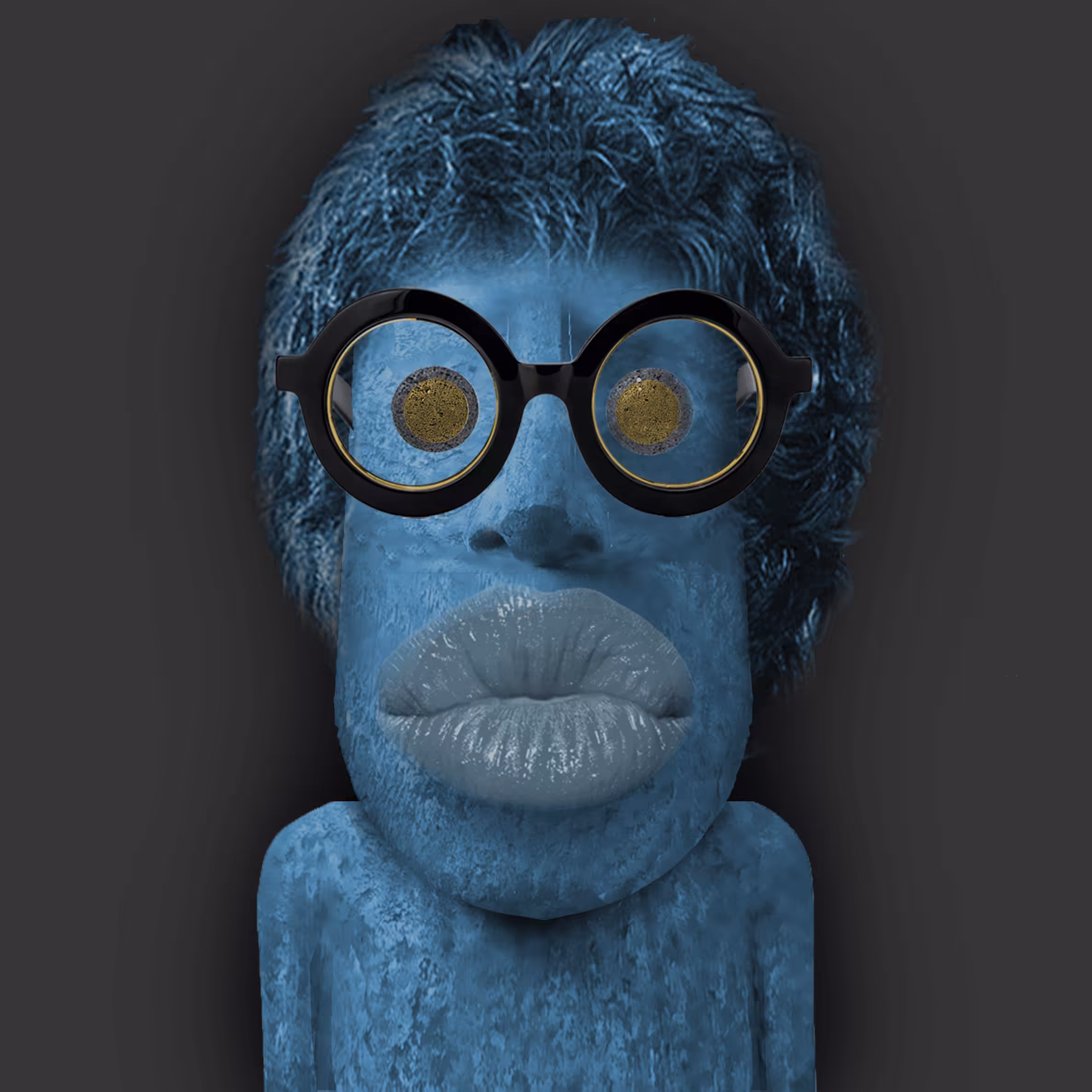 Axi #31 Handsome Blue Beast