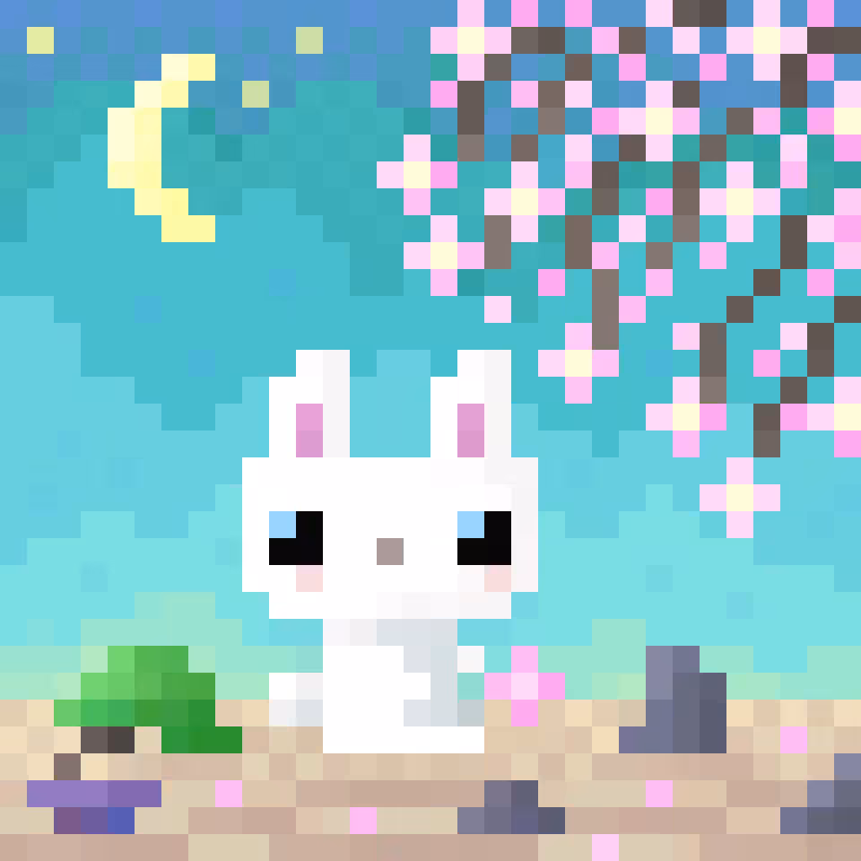 Bunny Zen Garden