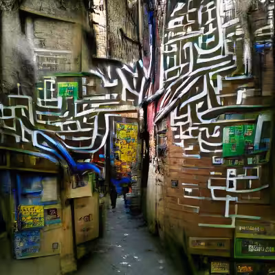 Surreal Alley Wandering