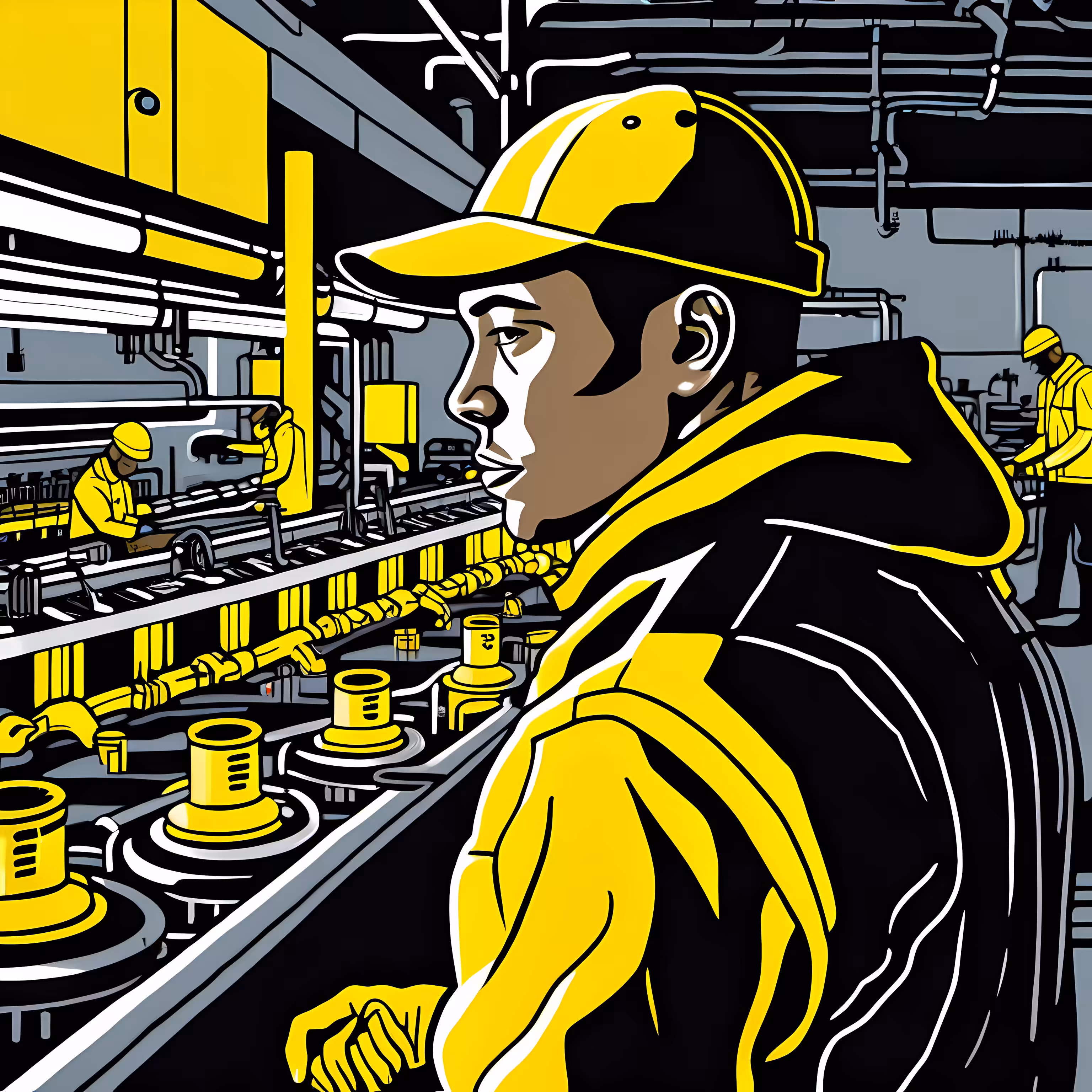 Workforce Portrait / Automotive Assembly Line Worker #11