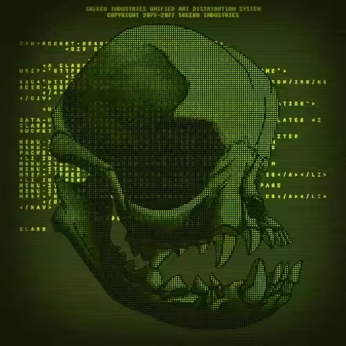 💀07 | CGA SKULL 02 | Pug