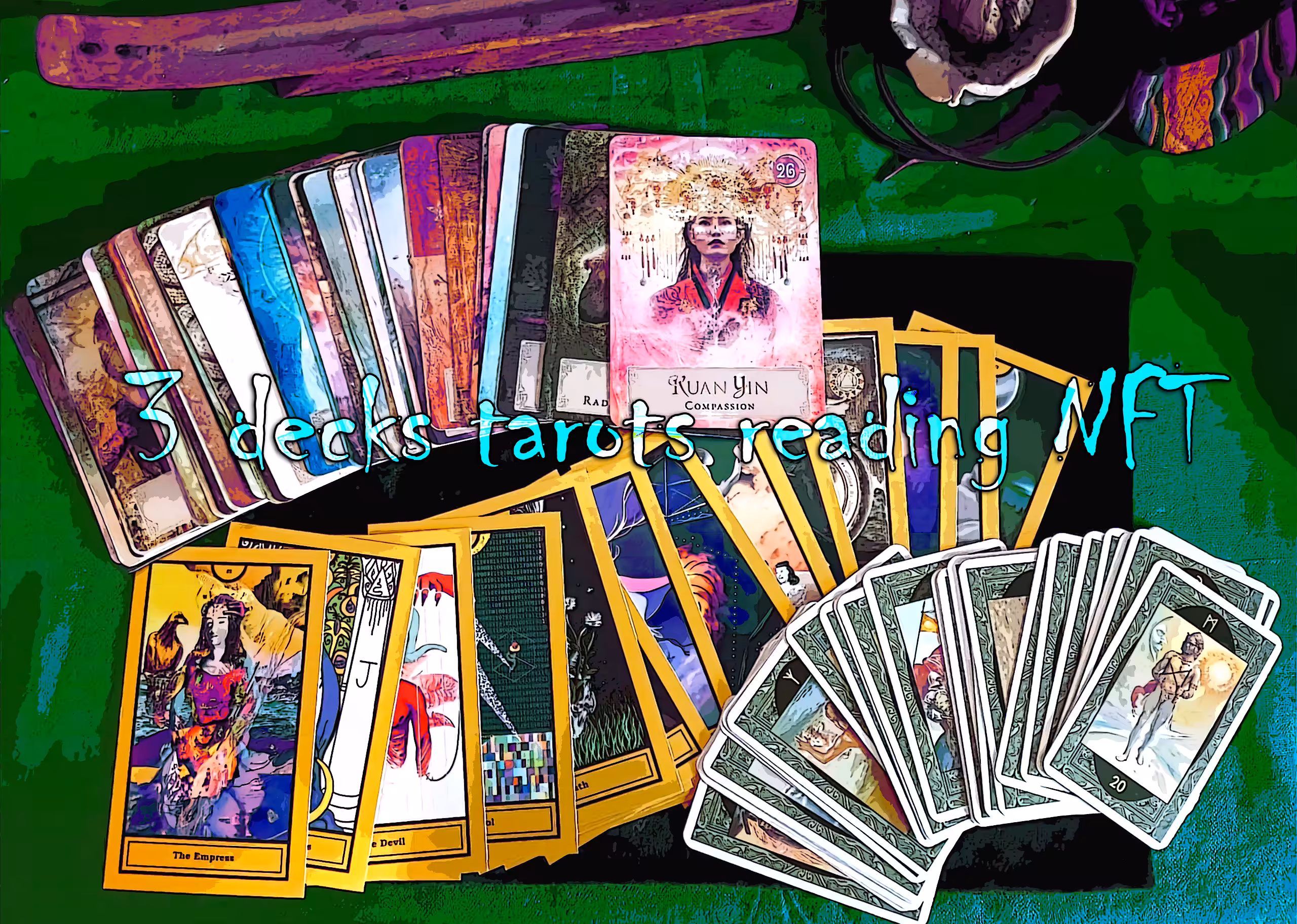3 decks TAROTS reading - NFT