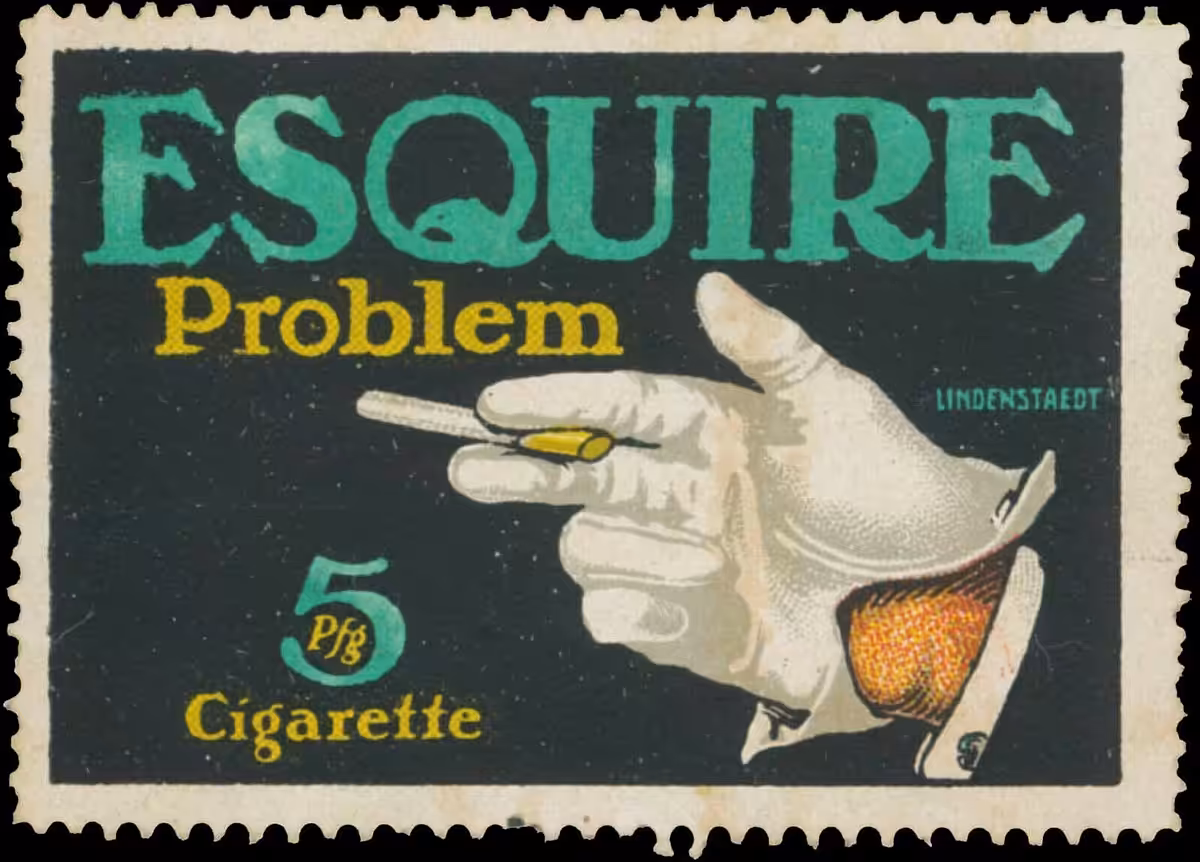 Hans Lindenstaedt - Esquire Problem Zigaretten