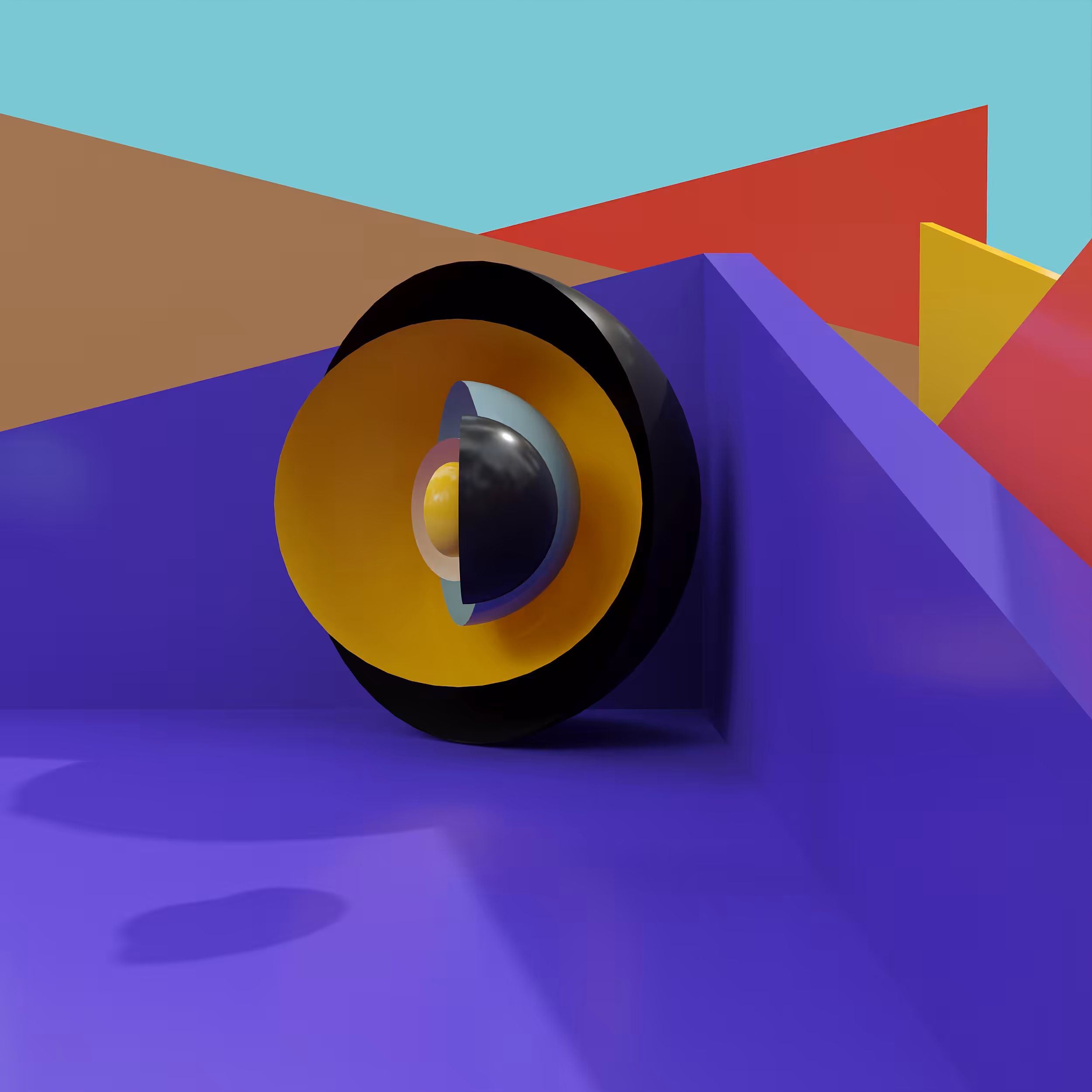 Abstract Architecture Art: Cornered