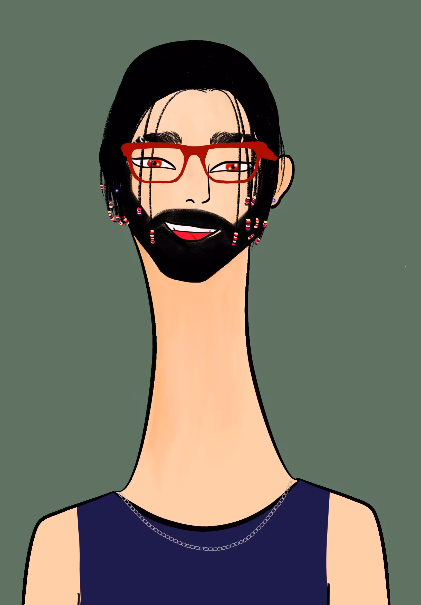Long Neckie Fellas #2075