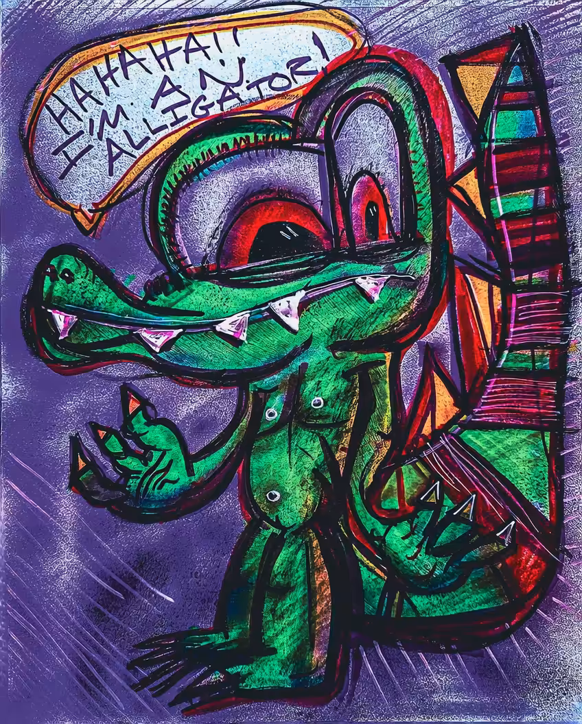 im an alligator!!!
