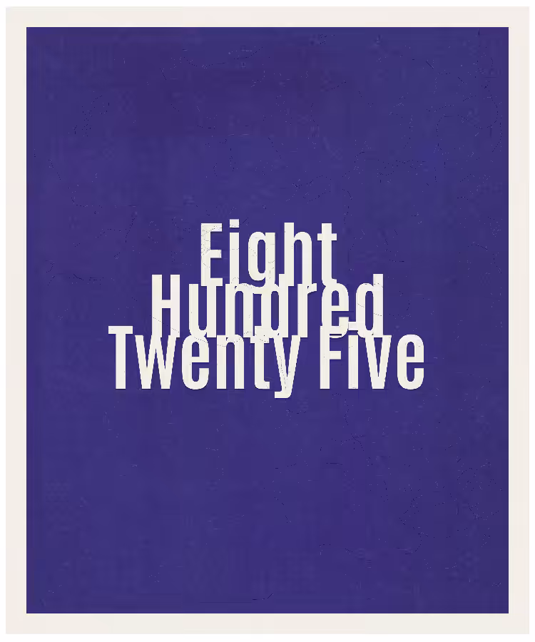 Count #825