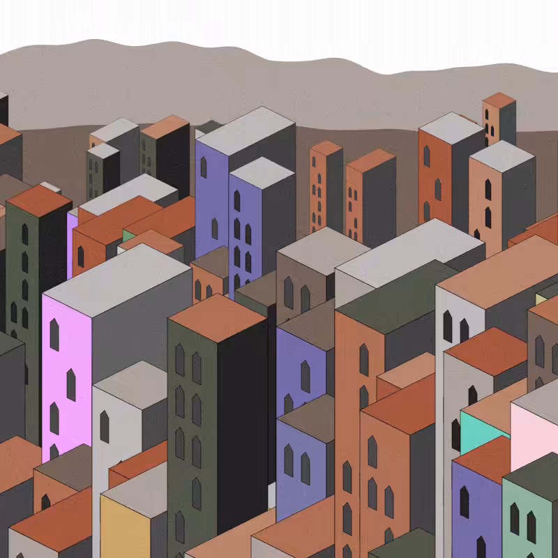 Coloured City #116