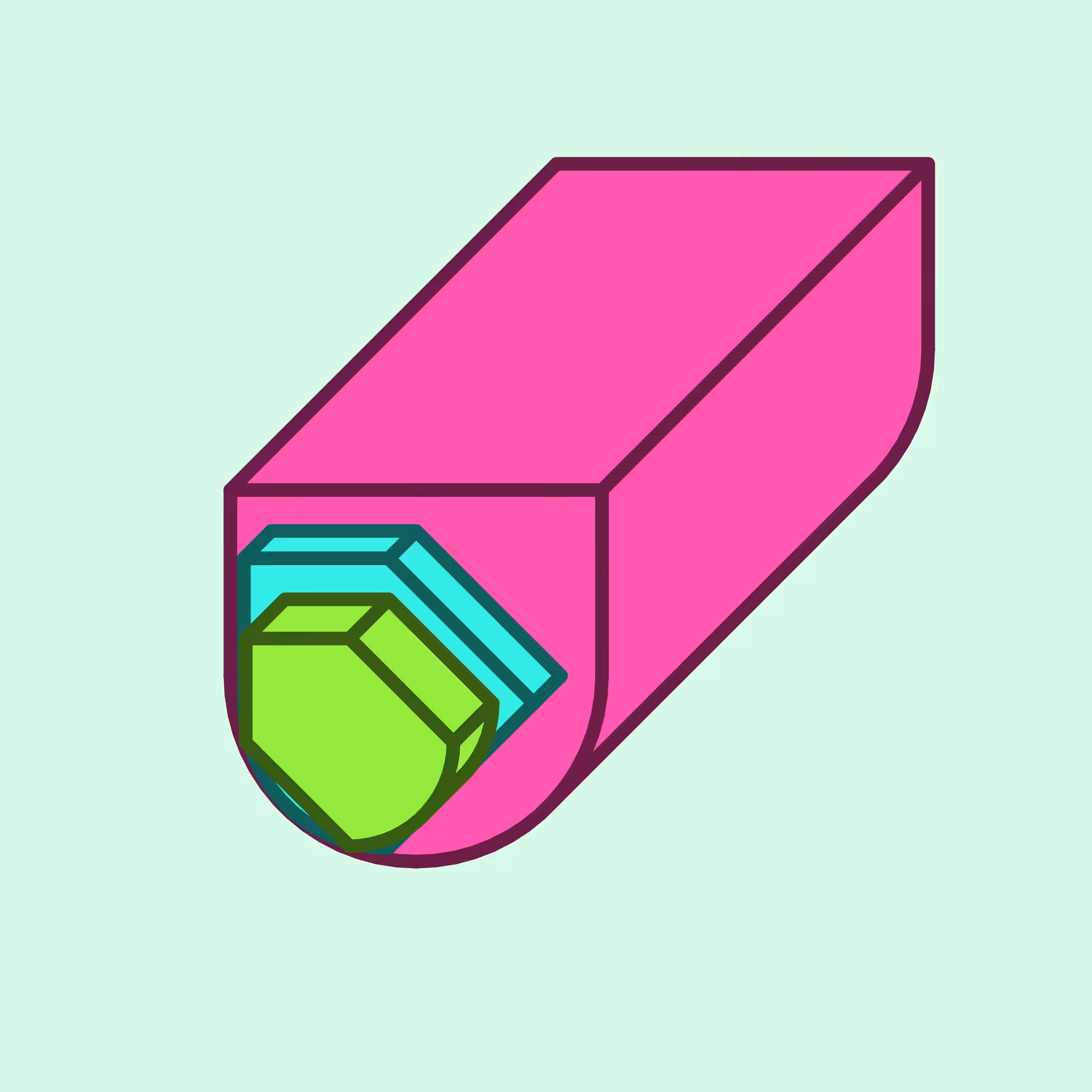 Calm shapes #1408