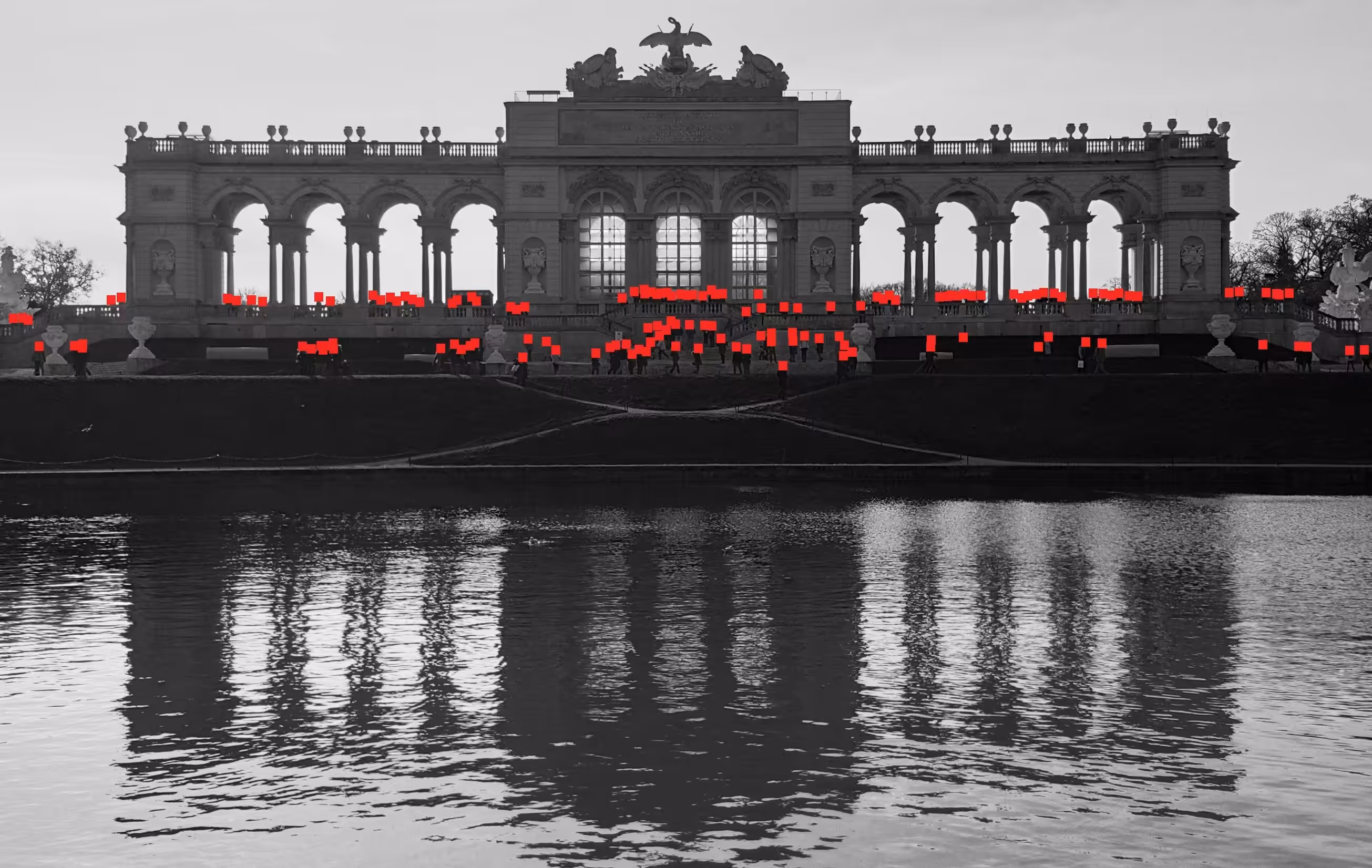 multitudes of red