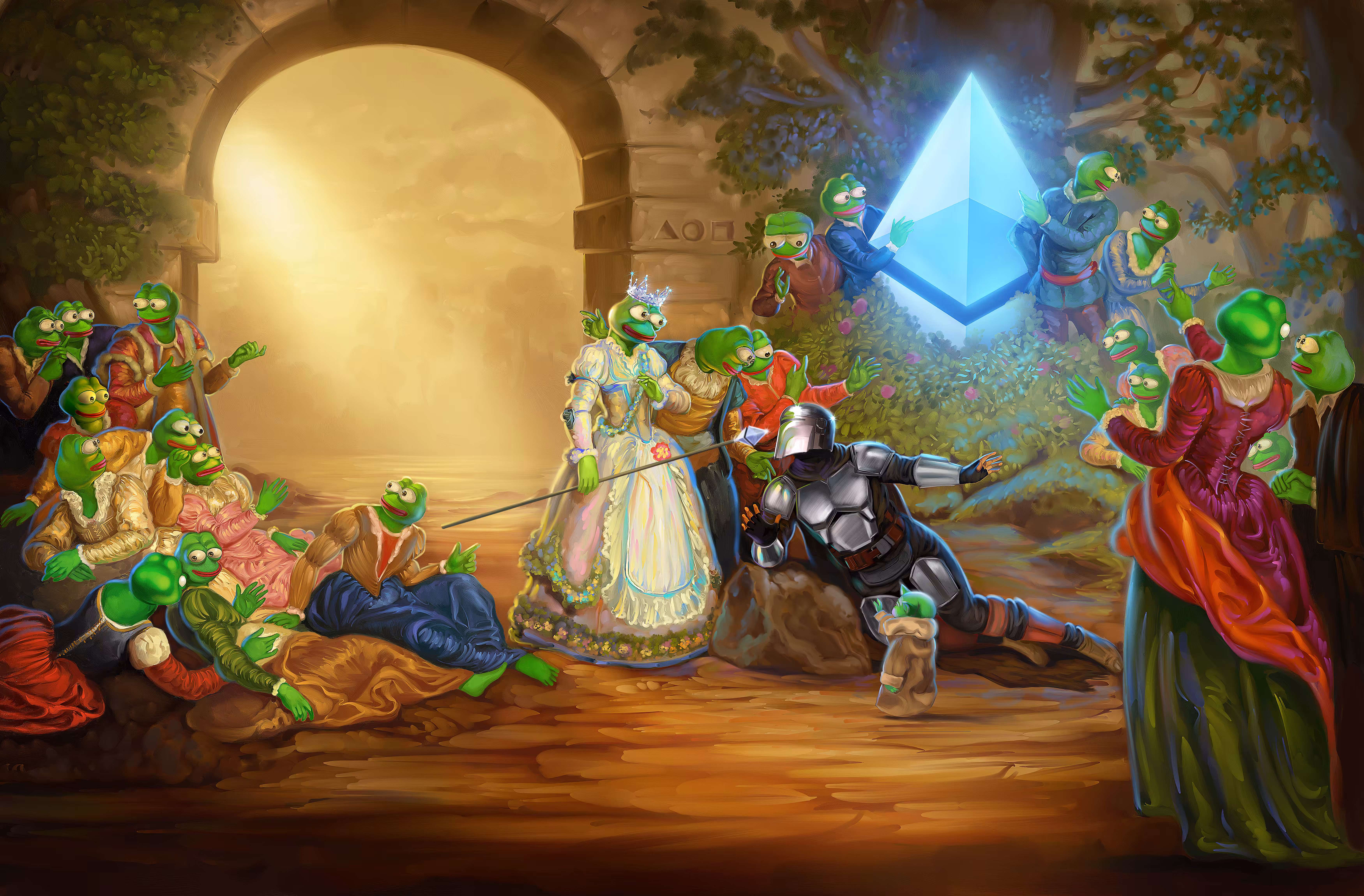 NFT collector Caught By Princess pepe