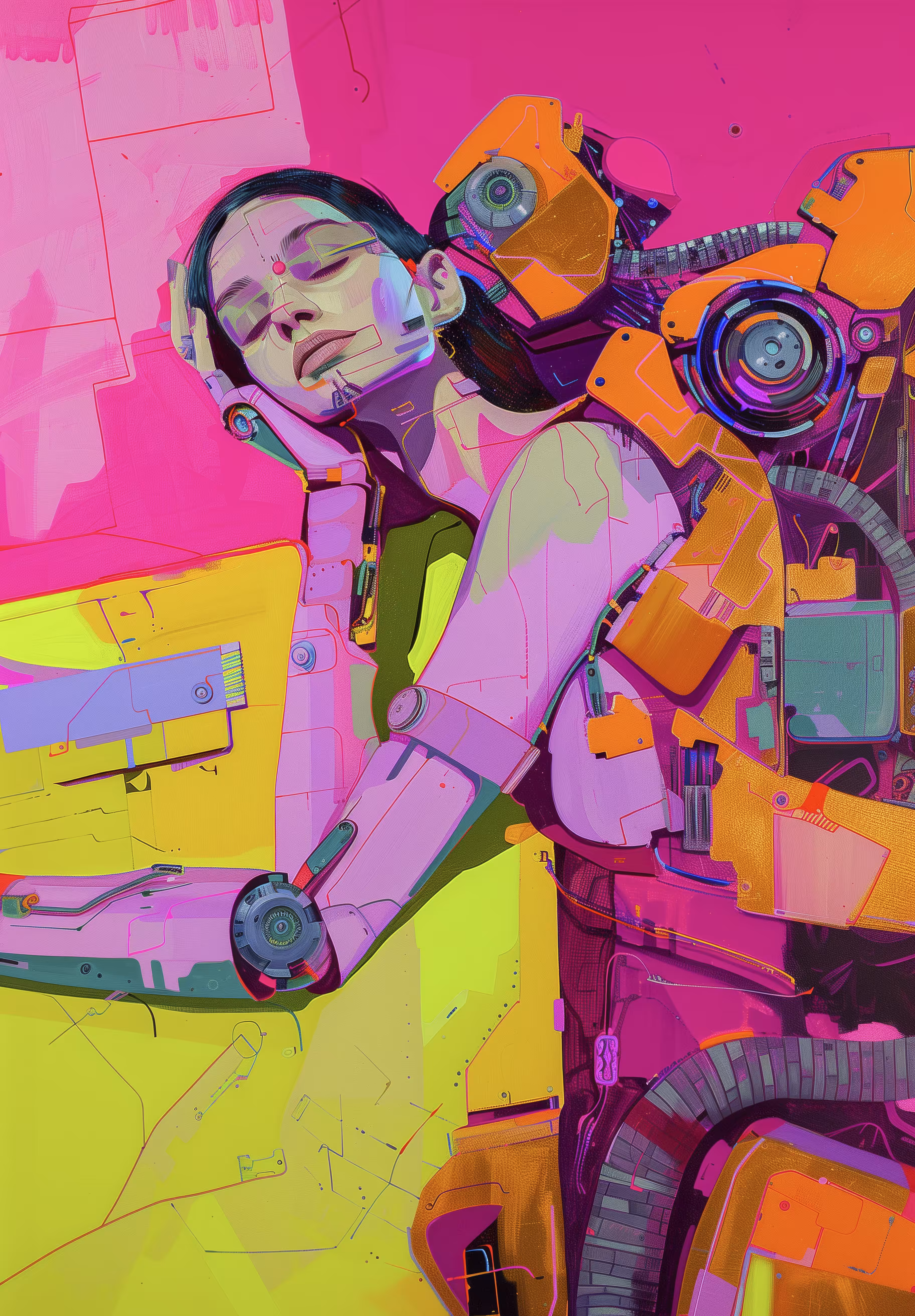 Pacifist female android