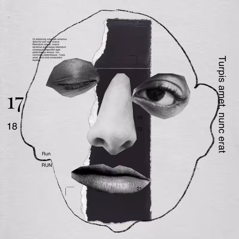 Collage faces #123