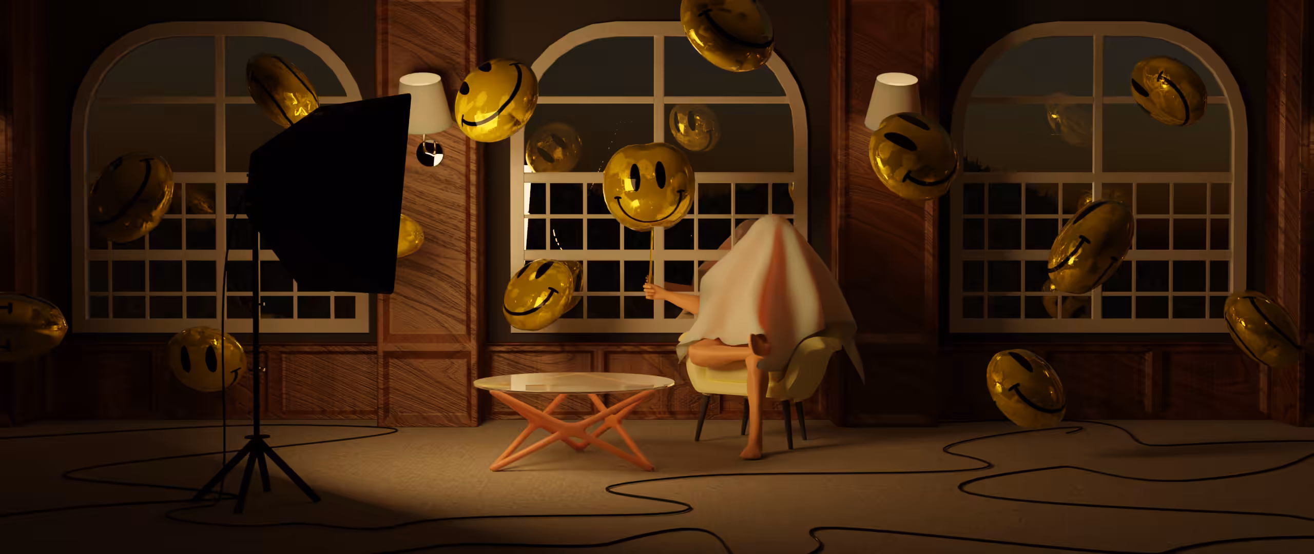 // put on a happy face