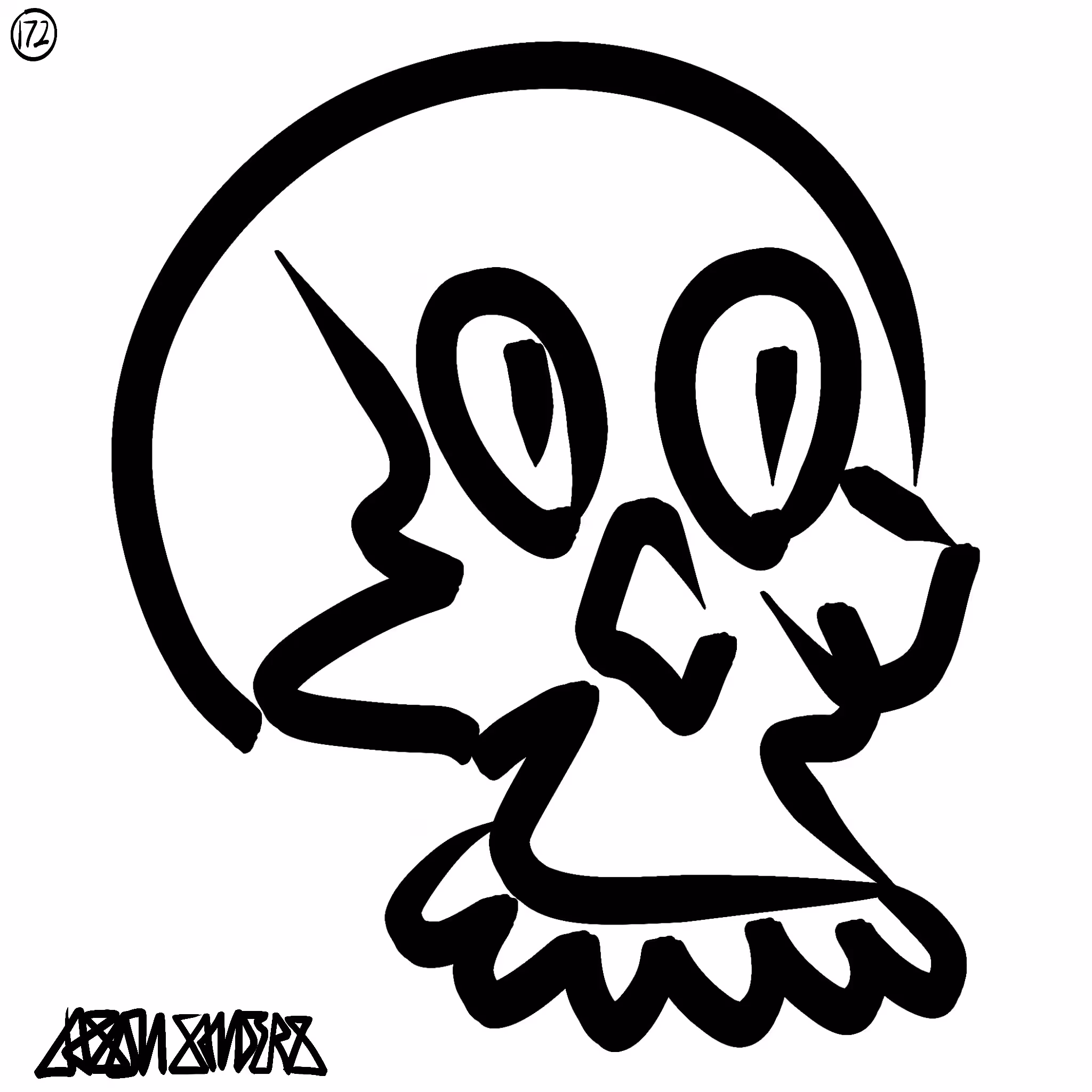 Skull Lines “Fifteen” By DrainedEye | #172